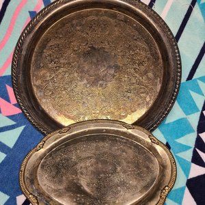 Silver Plate platter BUNDLE